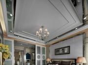 奢华大气新古典风140平米四居室卧室吊顶装修效果图