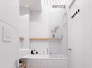 日式简洁清新风70平米二居室卫生间装修效果图