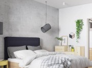 日式简洁清新风70平米二居室卧室装修效果图