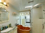 高端典雅欧式风格110平米三居室卫生间浴室柜装修效果图