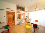 恬静自然的日式风格160平米别墅客厅装修效果图