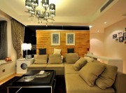 休闲美式新古典风格50平米小户型客厅装修效果图
