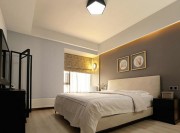 简单沉浸的日式风格80平米二居室卧室装修效果图
