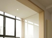 简单沉浸的日式风格80平米二居室阳台装修效果图