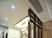 华丽壮观中式风格220平米别墅书房吊顶装修效果图