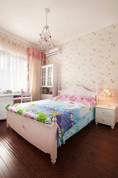 乡村地中海风格100平米复式卧室装修效果图