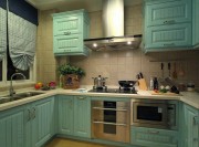 简约地中海风格80平米二居室厨房装修效果图