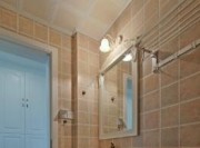 清新田园美式风格70平米公寓卫生间浴室柜装修效果图