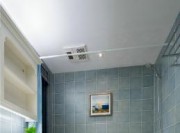 优雅淡黄美式风格140平米四居室卫生间浴室柜装修效果图