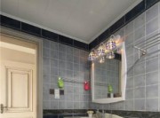 浪漫美观美式风格80平米二居室卫生间浴室柜装修效果图