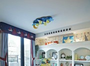 唯美的地中海风格160平米别墅儿童房装修效果图
