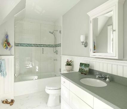 纯正舒适美式风格60平米小户型卫生间浴室柜装修效果图