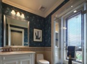 富丽堂皇的美式风格200平米别墅卫生间浴室柜装修效果图