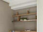 连贯淡雅日式风格160平米四居室卧室壁橱装修效果图