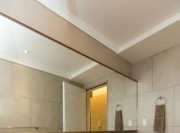 稳重大气日式风格110平米公寓卫生间浴室柜装修效果图