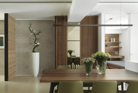 连贯淡雅日式风格160平米四居室餐厅背景墙装修效果图
