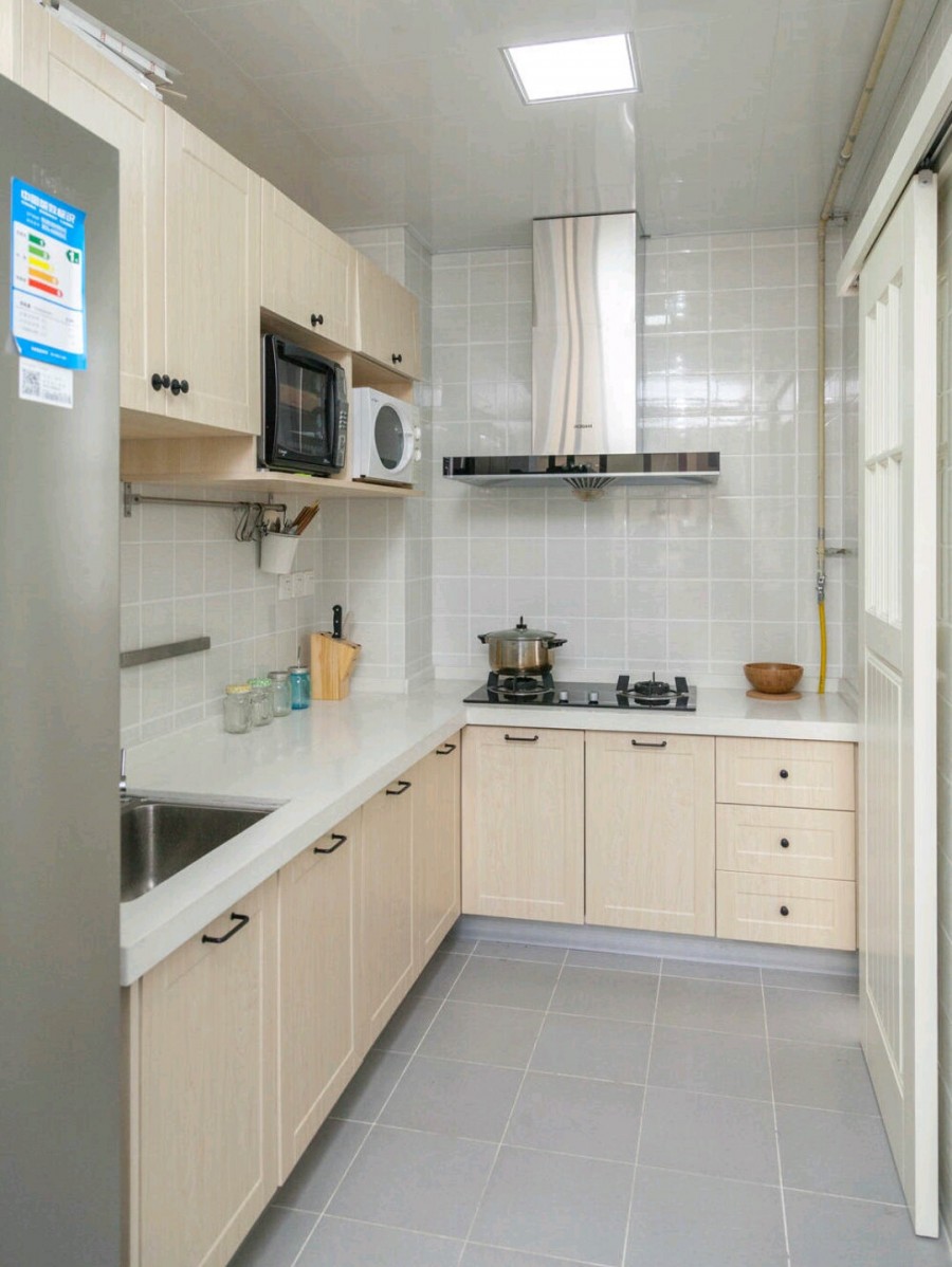 简雅的北欧风格三居室厨房装修效果图