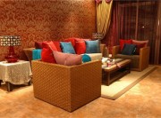 豪华的的东南亚风格四居室客厅装修效果图