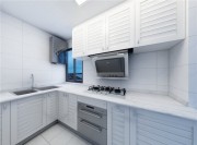 简约时尚的北欧风格一居室厨房装修效果图