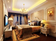 豪华富丽的欧式别墅卧室装修效果图