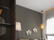 简洁雅致中式风格140平米三居室卧室背景墙装修效果图