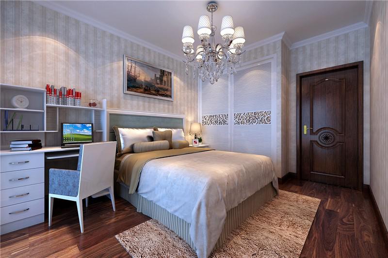 豪华温馨的欧式风格四居室卧室衣柜装修效果图