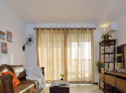 精致紧凑新古典风格70平米一居室客厅窗帘装修效果图