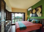 浪漫的东南亚风格公寓卧室装修效果图