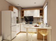 多姿多彩的北欧风格三居室厨房装修效果图