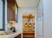 精致紧凑新古典风格70平米一居室厨房橱柜装修效果图