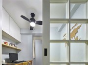 清爽简洁的北欧风格四居室书房装修效果图