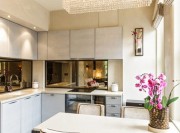 时尚欧式新古典风格70平米小户型厨房橱柜装修效果图