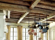 乡村复古的北欧风格小别墅厨房吊顶装修效果图