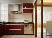 品质新古典风格100平米二居室厨房橱柜装修效果图