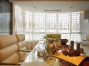品质新古典风格100平米二居室客厅飘窗装修效果图
