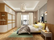 多姿多彩的北欧风格三居室卧室衣柜装修效果图