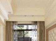优雅沉稳新古典风格100平米公寓卧室窗户装修效果图