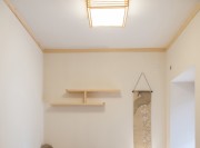 温润柔和现代简约风格90平米三居室卧室榻榻米装修效果图