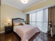 时尚裸灰新古典风格140平米四居室卧室吊顶装修效果图