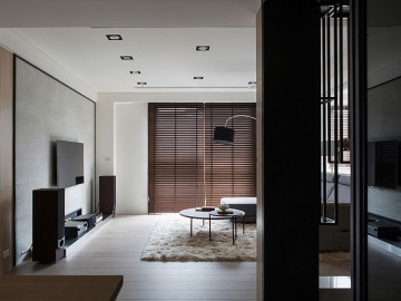 整洁典雅现代简约风格120平米四居室装修效果图
