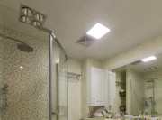 时尚裸灰新古典风格140平米四居室卫生间浴室柜装修效果图