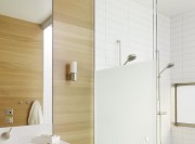 和风日式现代简约风格60平米二居室卫生间浴室柜装修效果图