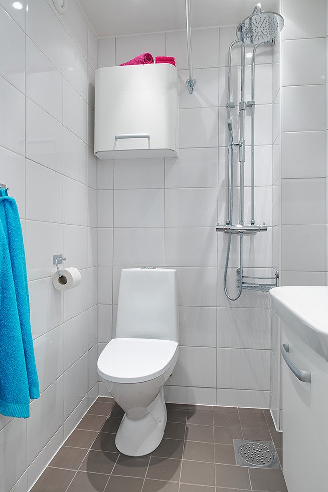 精简雅致欧式风格60平米小户型卫生间浴室柜装修效果图