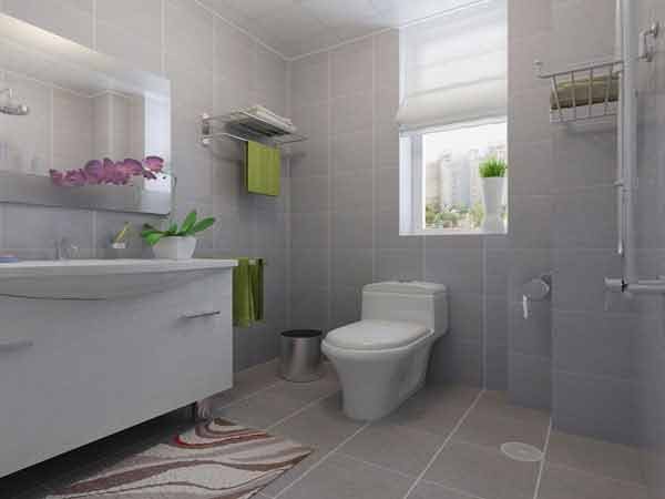精美高贵欧式风格70平米一居室卫生间浴室柜装修效果图