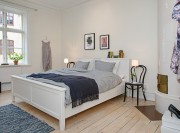 通透连贯欧式风格60平米公寓卧室背景墙装修效果图