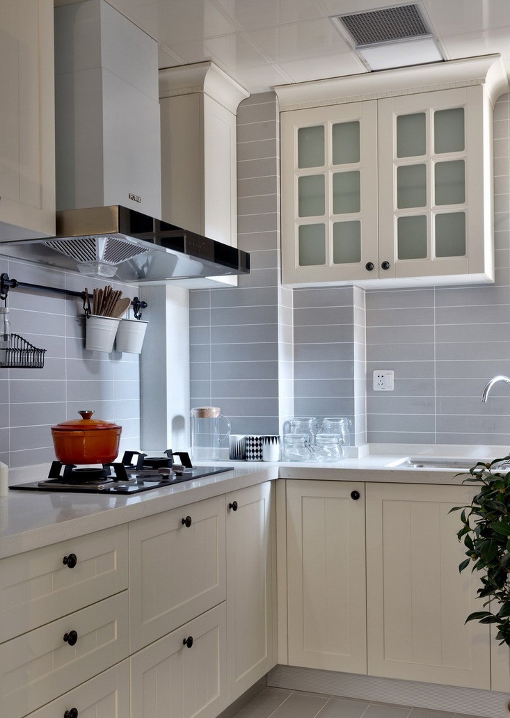 简森欧式风格60平米二居室厨房橱柜装修效果图