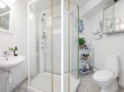 乡村欧式风格60平米一居室卫生间浴室柜装修效果图