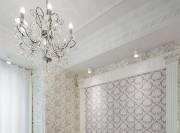 纯白浪漫欧式风格60平米小户型卧室吊顶装修效果图